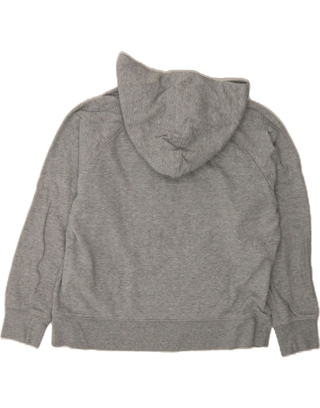 LEVI'S Womens Graphic Hoodie Jumper UK 14 Medium Grey Cotton Vintage Levi's and Second-Hand Levi's from Messina Hembry 