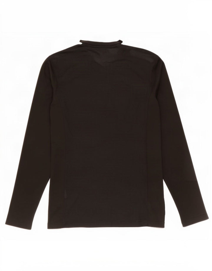 Puma Masculino Top Manga Longa Médio Preto Colourblock Poliéster