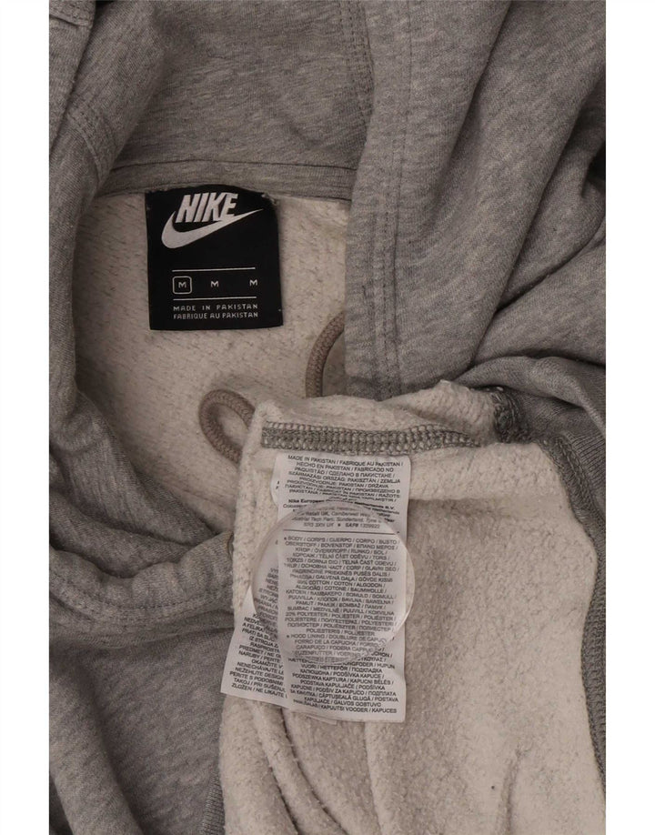 Nike Mens Hoodie Jumper Médio Algodão Cinza