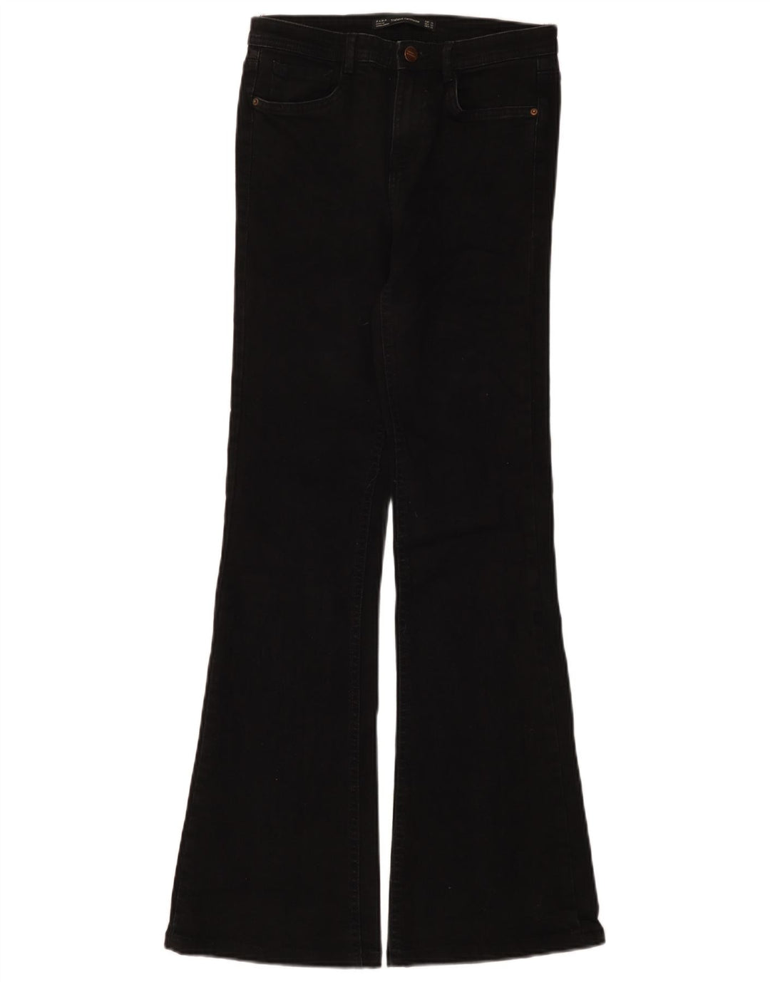 Zara Jeans feminino queimado EU 36 XS W26 L32 preto