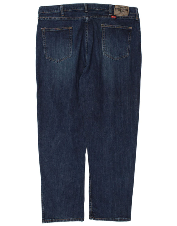 Wrangler Masculino Relaxado Fit Jeans Reta W40 L30 Azul Algodão