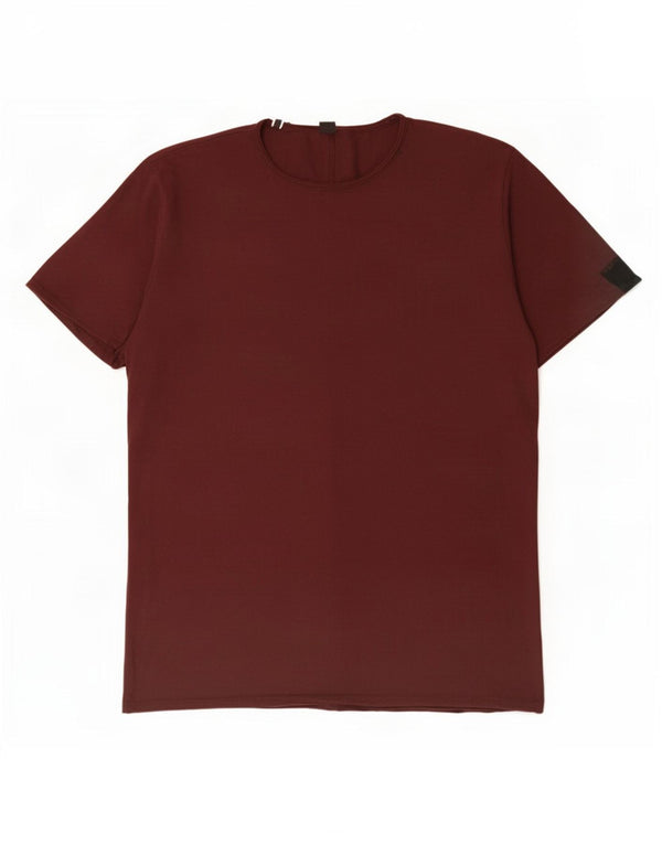 Camiseta masculina Replay Top 3XL Algodão Borgonha