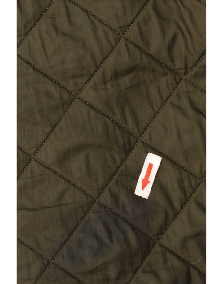 Jaqueta acolchoada masculina Barbour UK 36 poliamida verde pequena