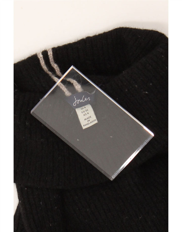 Suéter feminino JOULES com gola redonda Reino Unido 8 pequeno preto