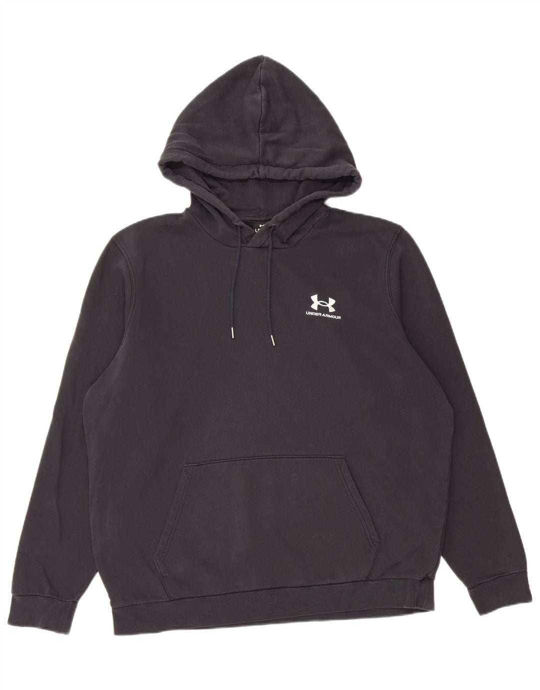 Under Armour Mens Hoodie Jumper Grande Algodão Preto