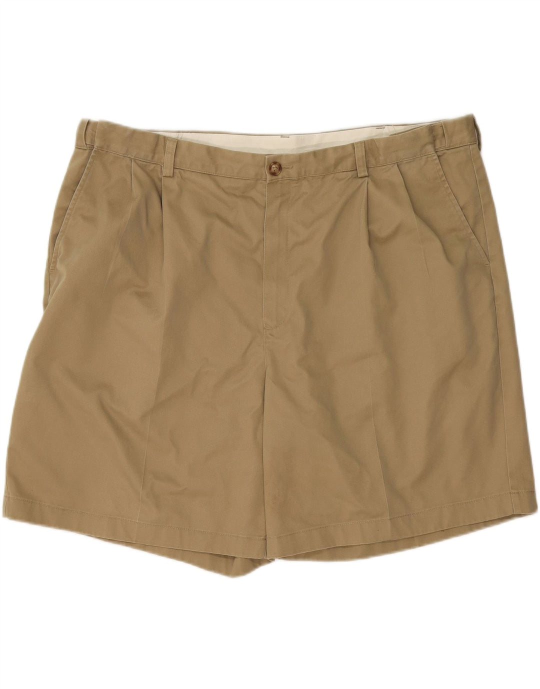 L.L.BEAN Mens Pegged Chino Shorts W44 2XL Beige Cotton Vintage L.L.Bean and Second-Hand L.L.Bean from Messina Hembry 