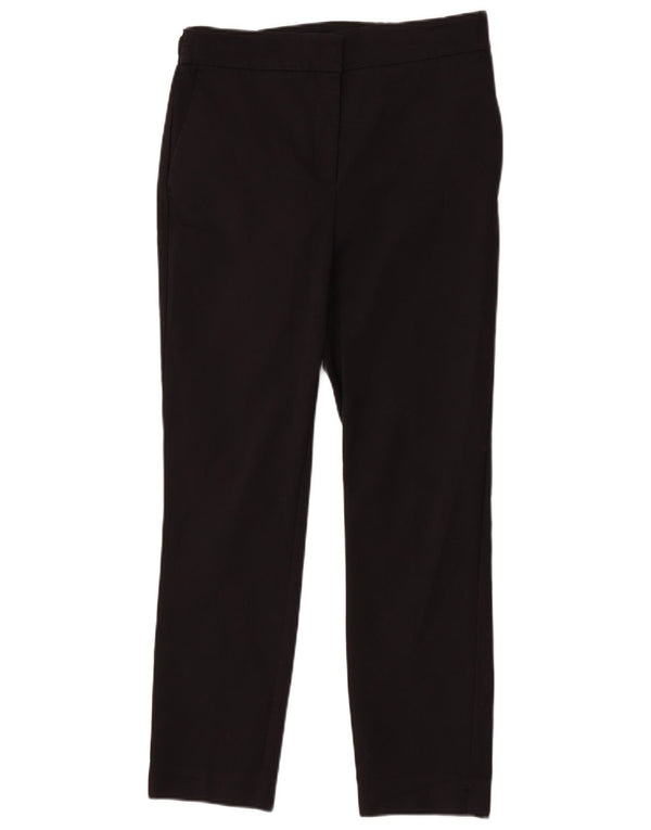 Calça Chino reta feminina Zara grande W30 L28 algodão preto