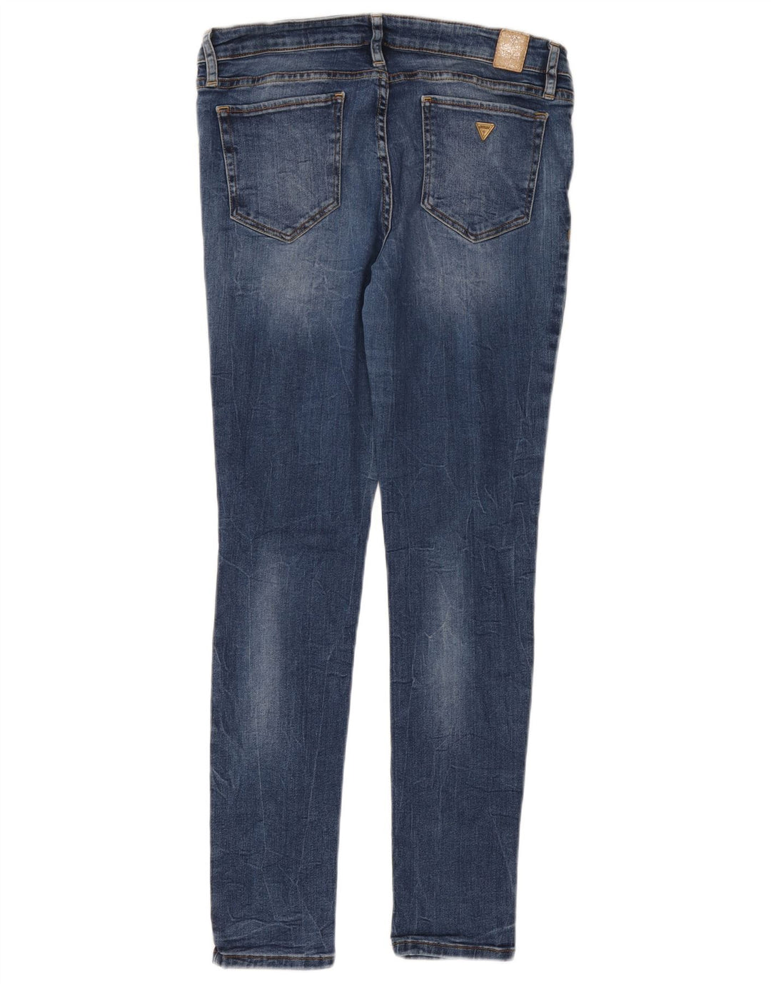 Jeans skinny feminino GUESS W31 L30 azul algodão