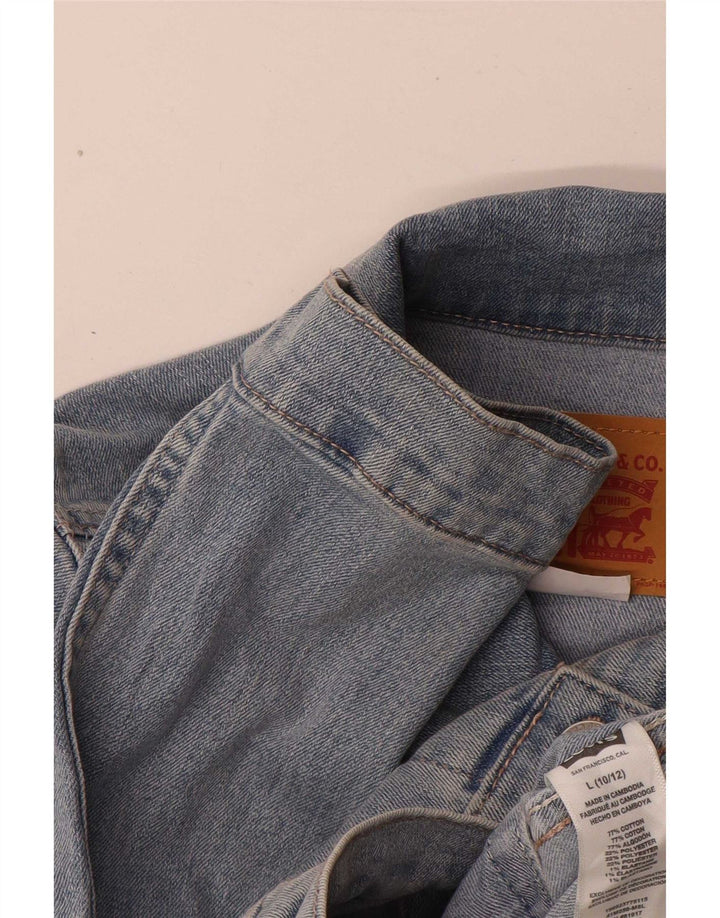 Jaqueta jeans feminina Levi's 10-11 anos grande algodão azul