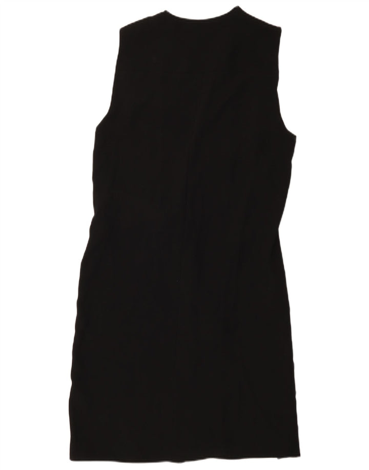 Vestido feminino sem mangas Zara UK 14 médio preto