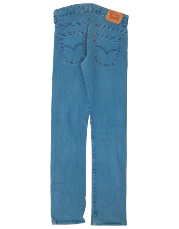 Jeans Levi's 511 Slim para meninas 13-14 anos W28 L29 Azul Algodão