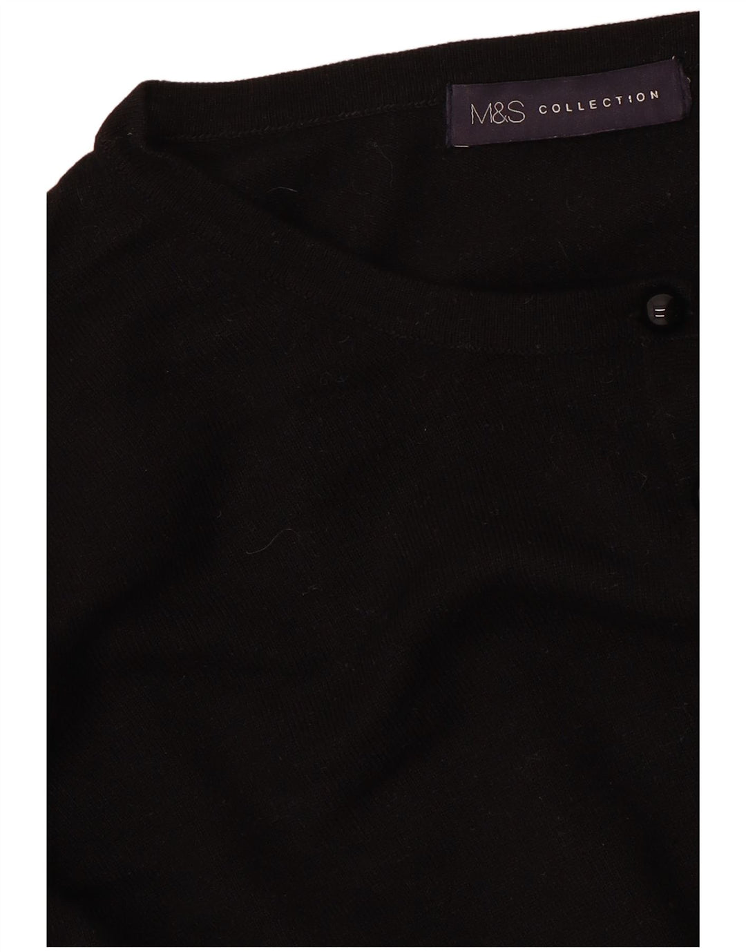 Suéter cardigã feminino MARKS & SPENCER Reino Unido 14 médio preto