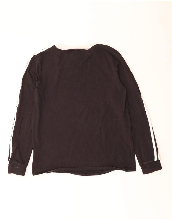 Top Feminino Adidas Manga Longa UK 16 Grande Preto