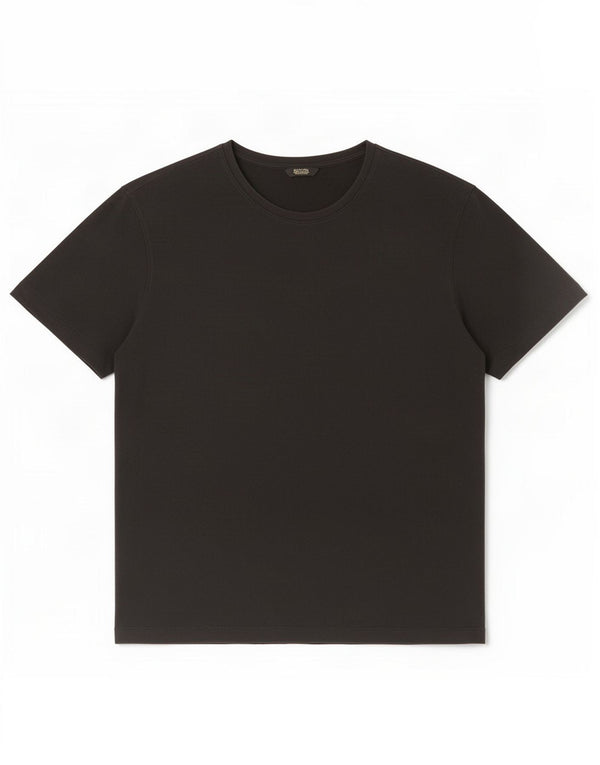 Camiseta masculina Massimo Dutti Top XL algodão preto
