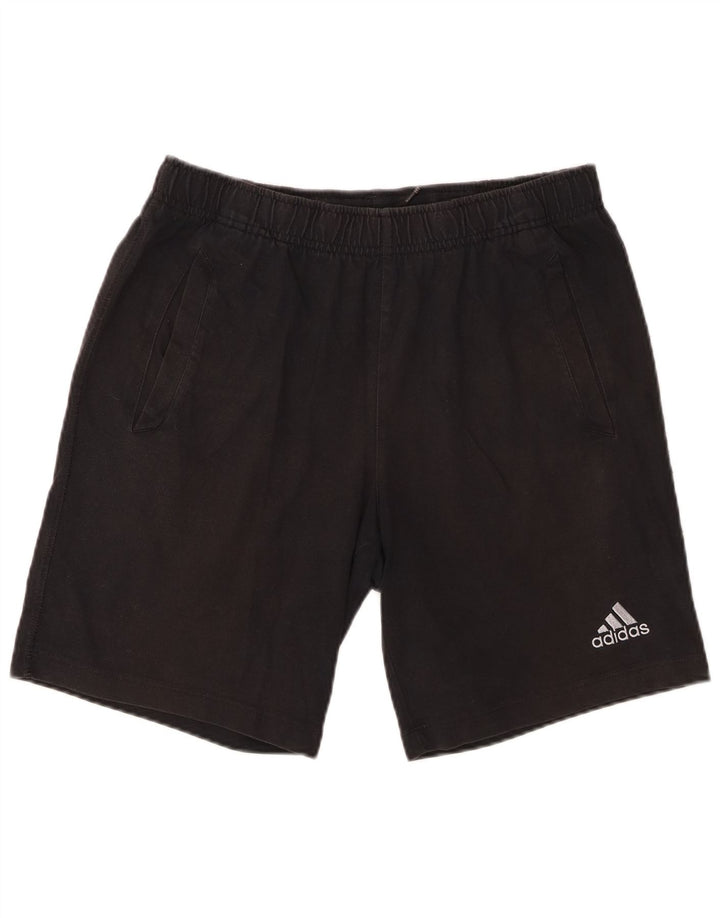 ADIDAS Mens Clima 365 Sport Shorts Pequeno Algodão Preto