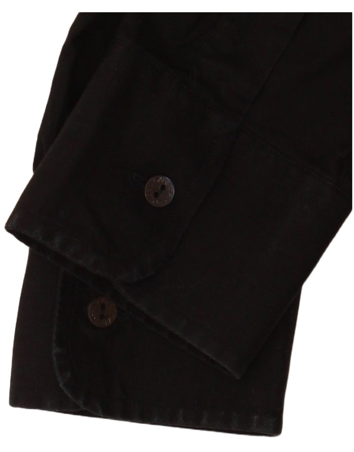 Camisa masculina Dolce & Gabbana tamanho 40 15 3/4 preto médio