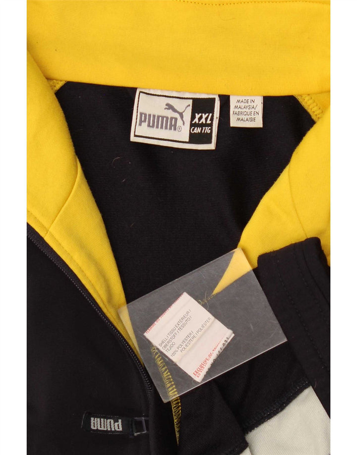 Puma Mens Tracksuit Top Jacket 2XL Azul marinho Colourblock Poliéster