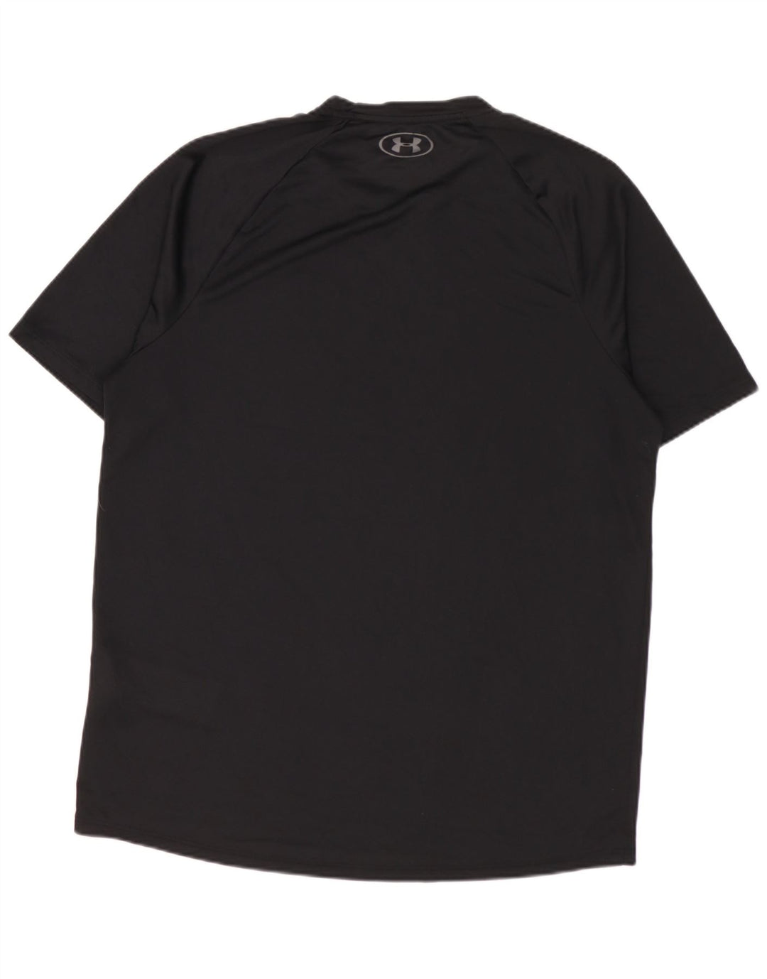 Under Armour Mens Camiseta Top Médio Poliéster Preto