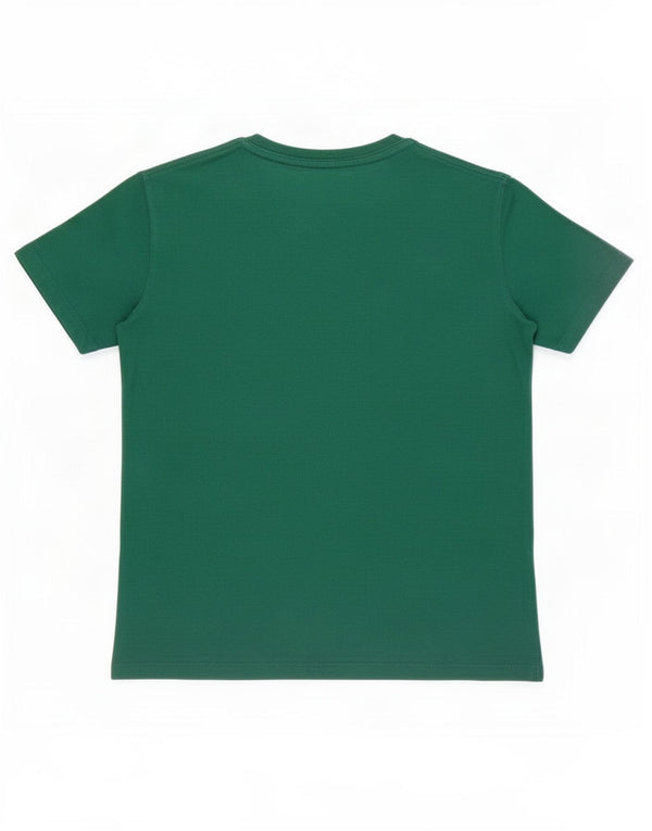 US Polo Assn. Camiseta gráfica masculina Top pequeno bloco colorido verde