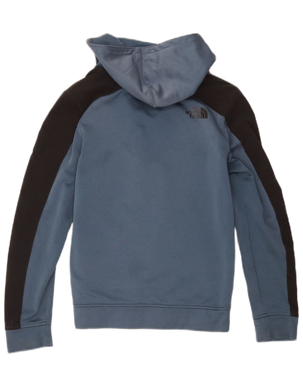Suéter com capuz The North Face Boys Zip 14-15 anos XL azul colorblock