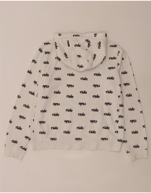 Jumper com capuz Nike Boys Graphic Standard Fit 13-14 anos XL algodão branco