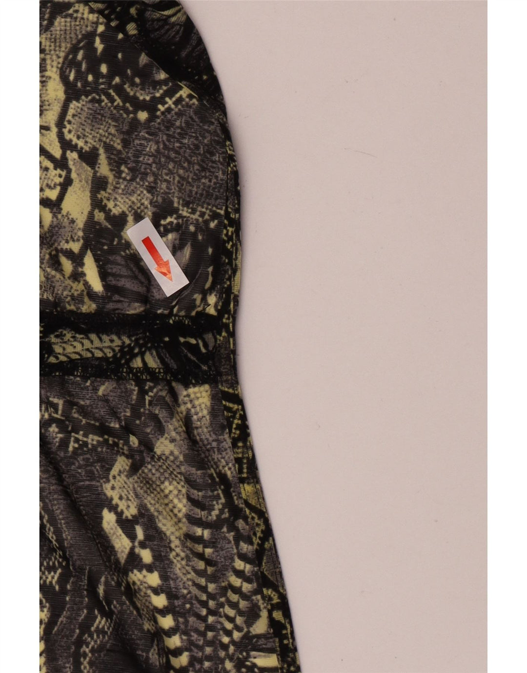 Topshop feminino transparente cardigan top UK 8 pequeno multicolorido