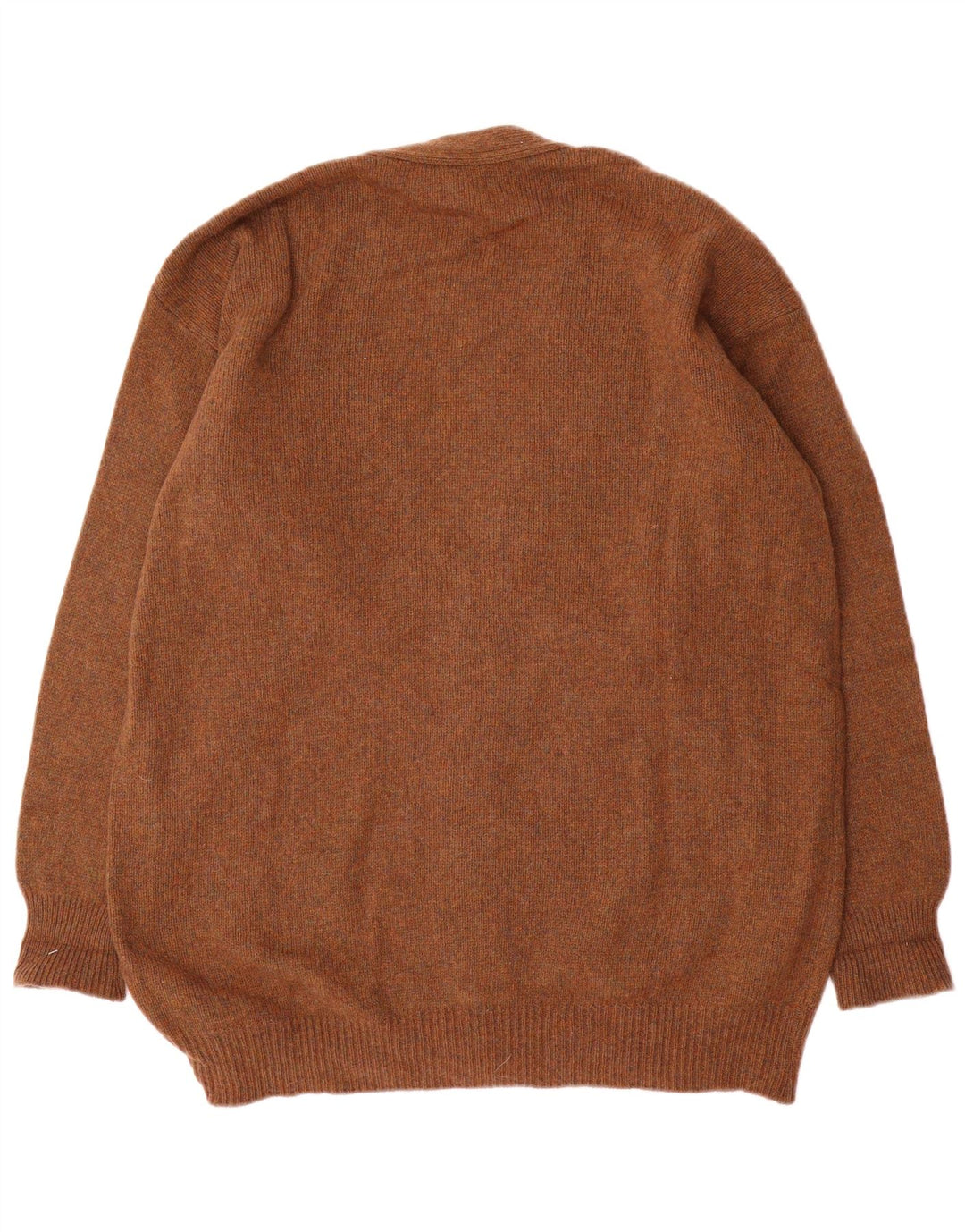 Suéter Cardigan Masculino Vintage XL Marrom