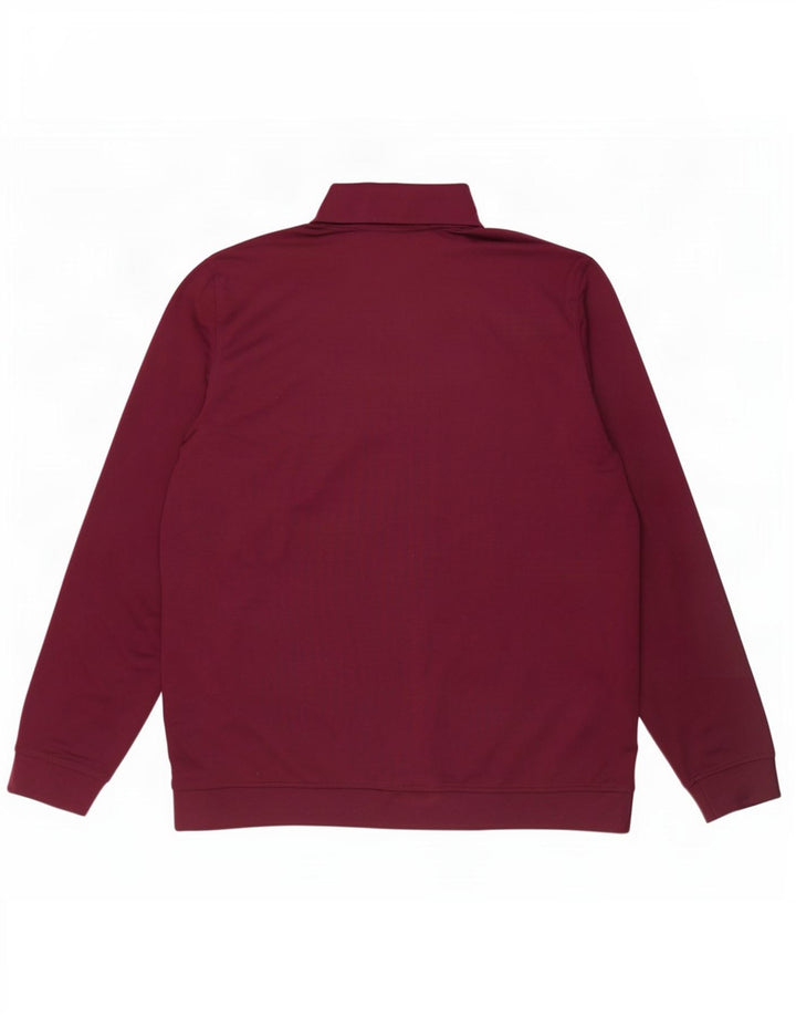 Under Armour Mens Treino Top Jacket XL Borgonha Poliéster
