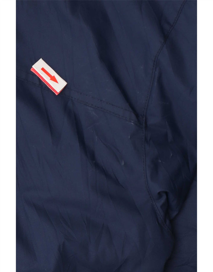 Jaqueta de chuva masculina Columbia com capuz Reino Unido 38 médio azul marinho nylon