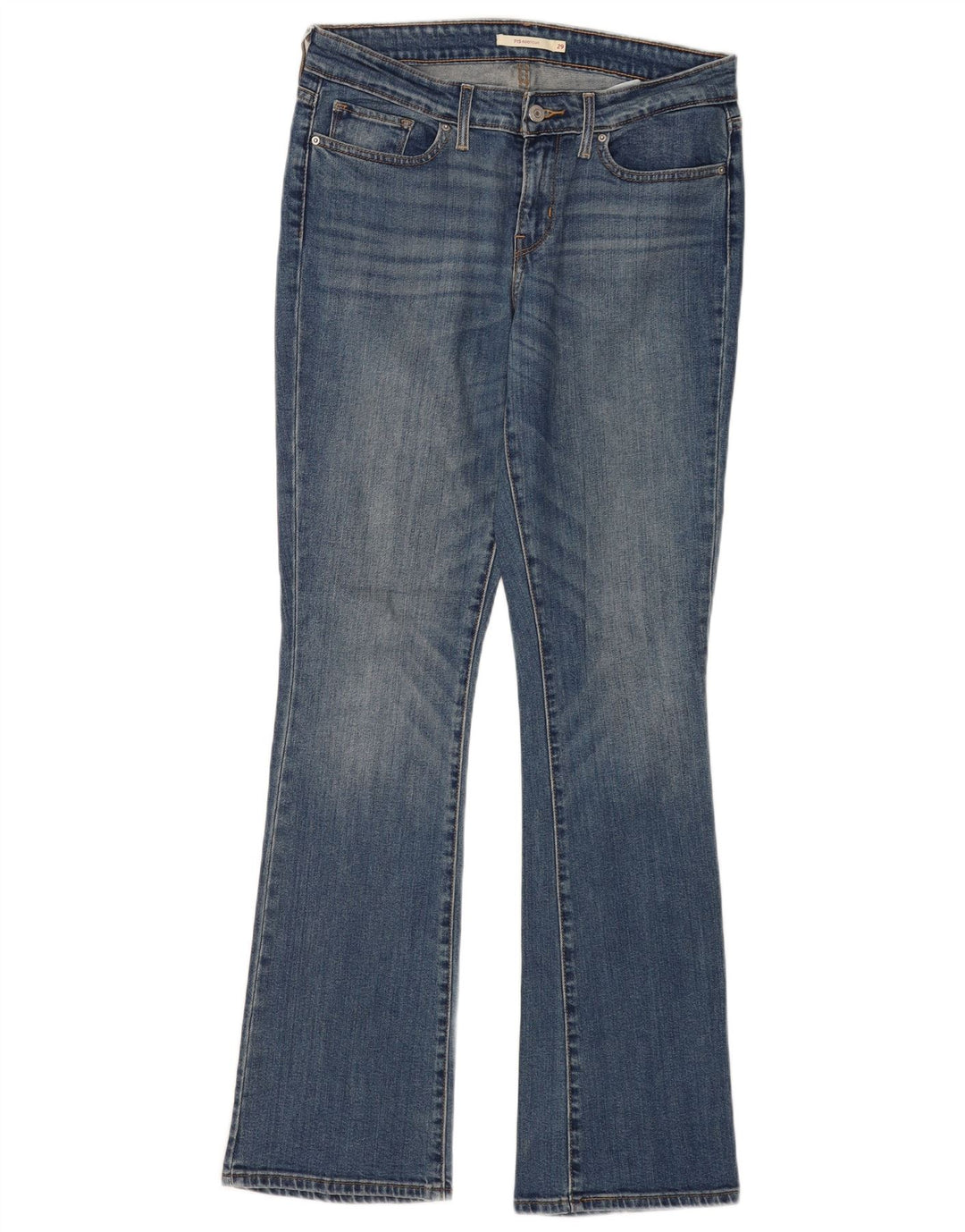 Calça jeans feminina Levi's 715 Bootcut W29 L32 azul algodão