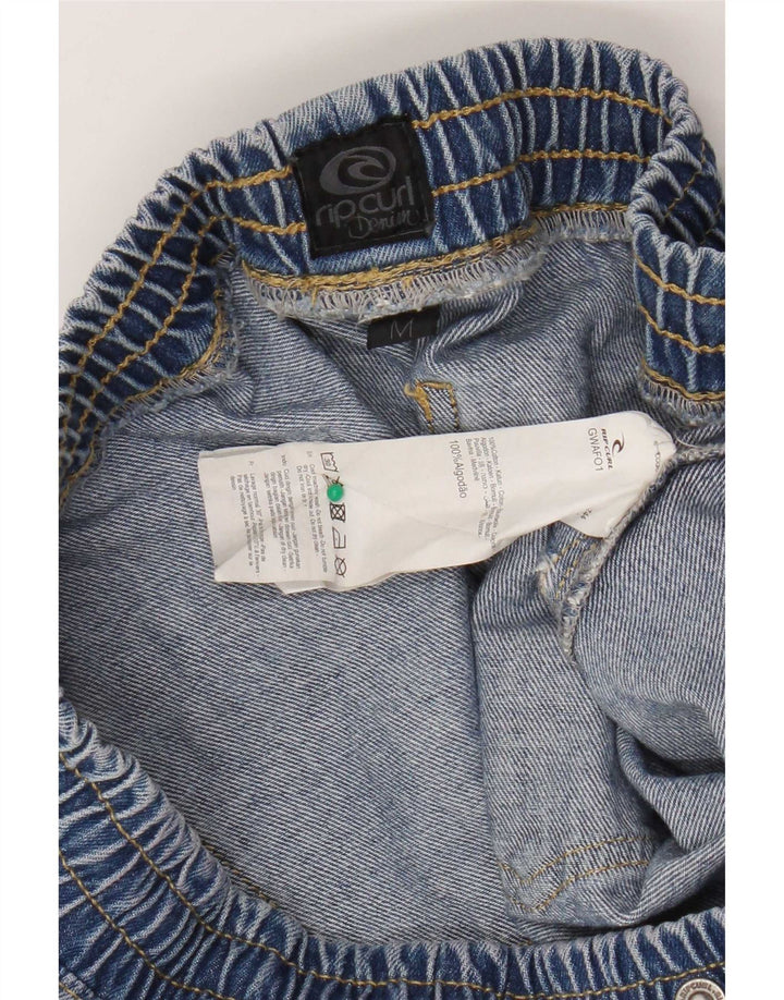 Shorts jeans feminino Rip Curl médio W30 algodão azul