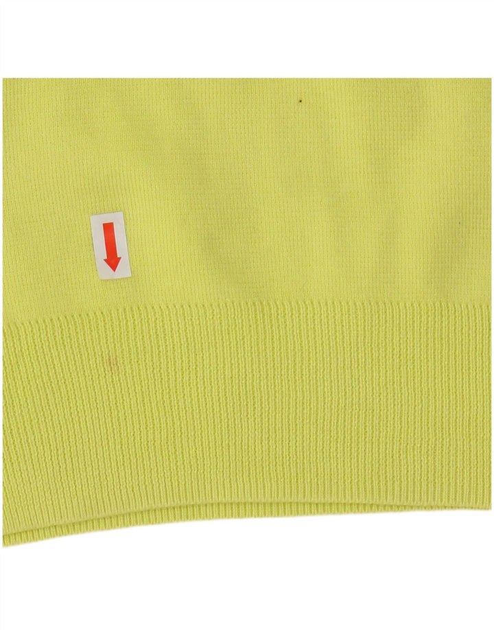 Suéter masculino POLO RALPH LAUREN com decote em V grande algodão verde