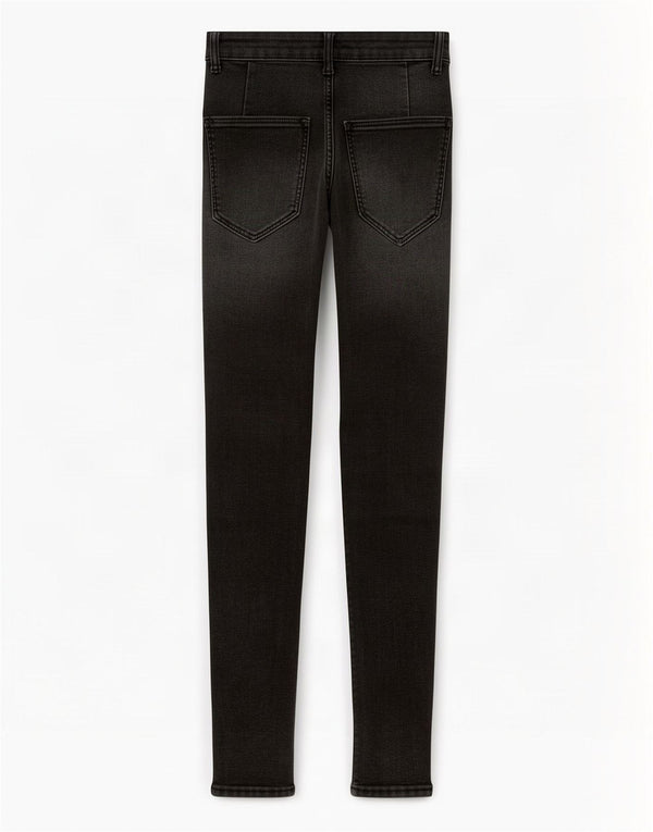 Zara Womens Skinny Jeans EU 22 2XS W22 L27 Black Cotton