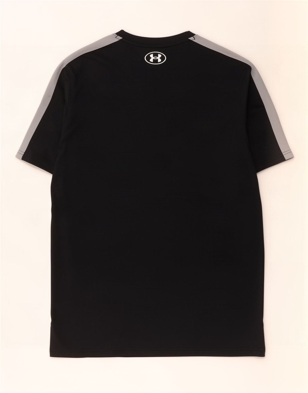 Camiseta masculina Under Armour grande poliéster colorblock preto