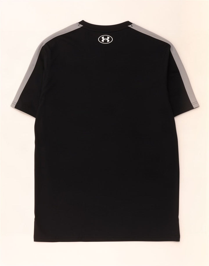 Camiseta masculina Under Armour grande poliéster colorblock preto