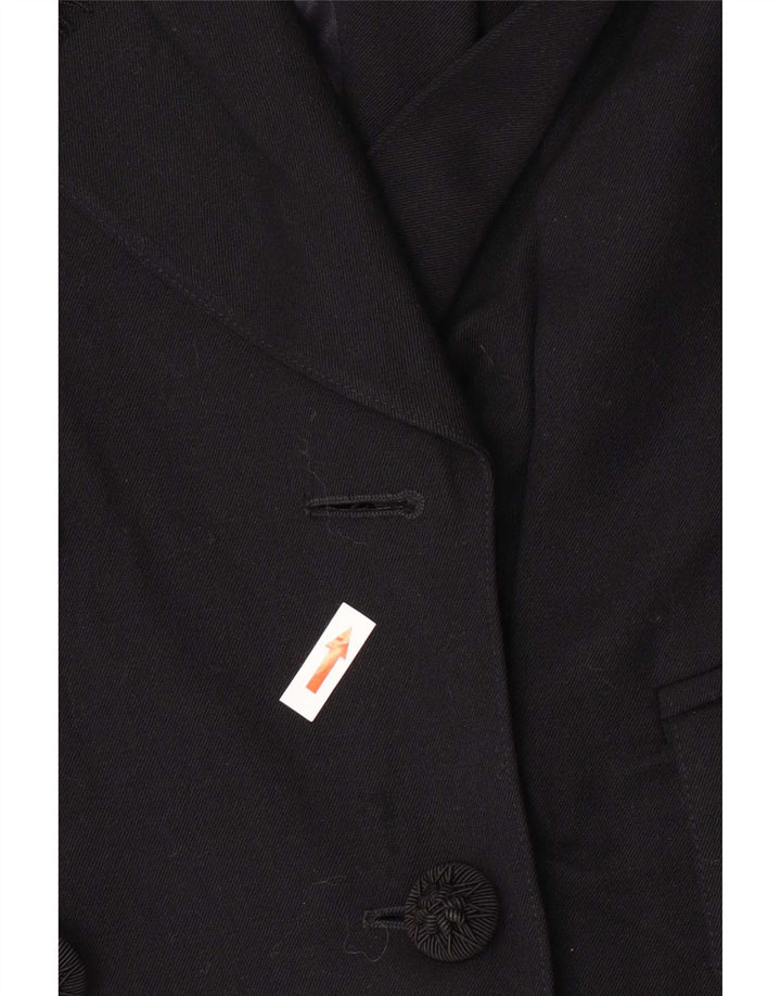 Escada Womens by Margaretha Ley Blazer Jacket EU 38 Medium Navy Blue