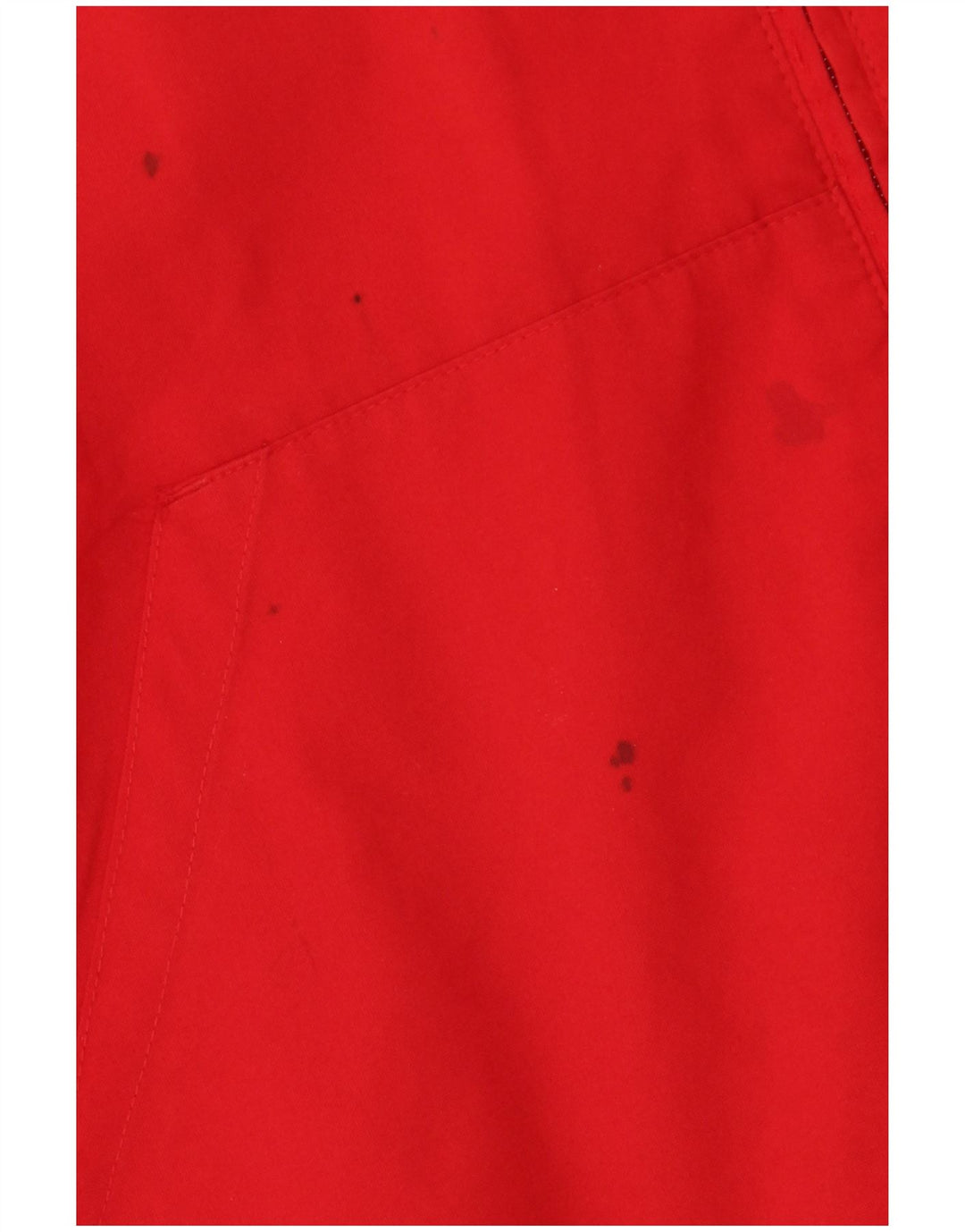 Reebok Mens Tracksuit Top Jacket XL Poliéster Vermelho