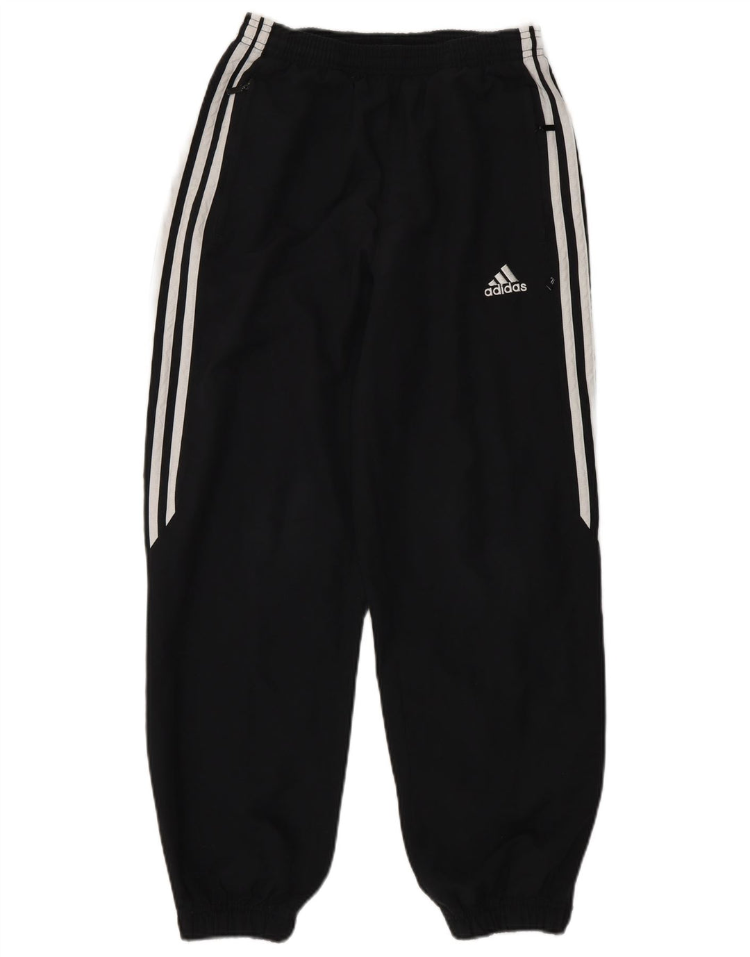 Adidas meninos calças de treino joggers 11-12 anos preto poliéster