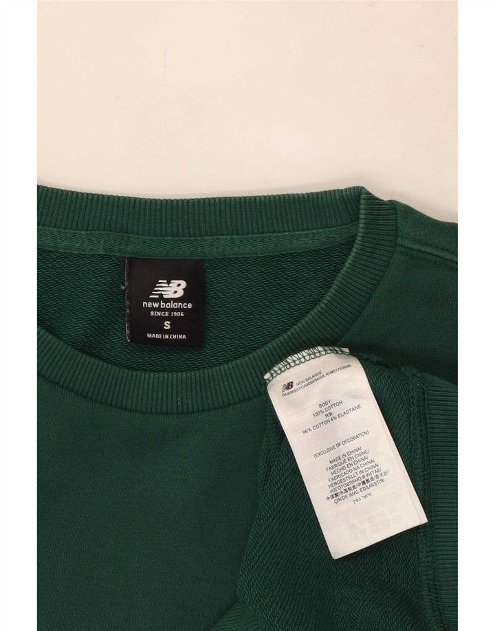 Moletom New Balance Masculino Jumper Pequeno Algodão Verde