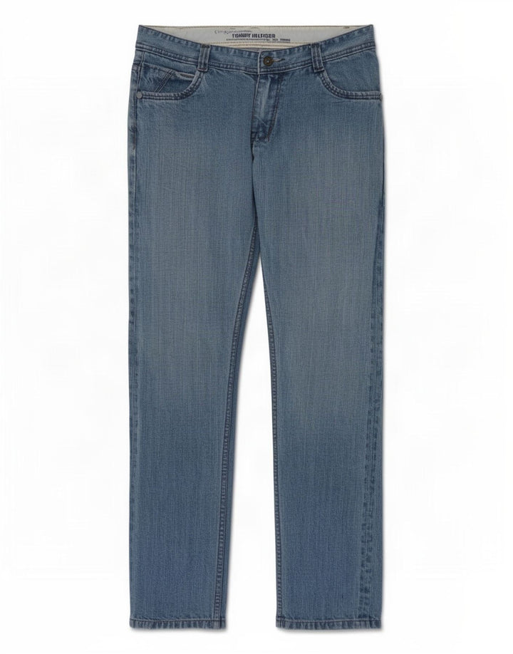 Tommy Hilfiger Masculino Slim Jeans W36 L34 Azul