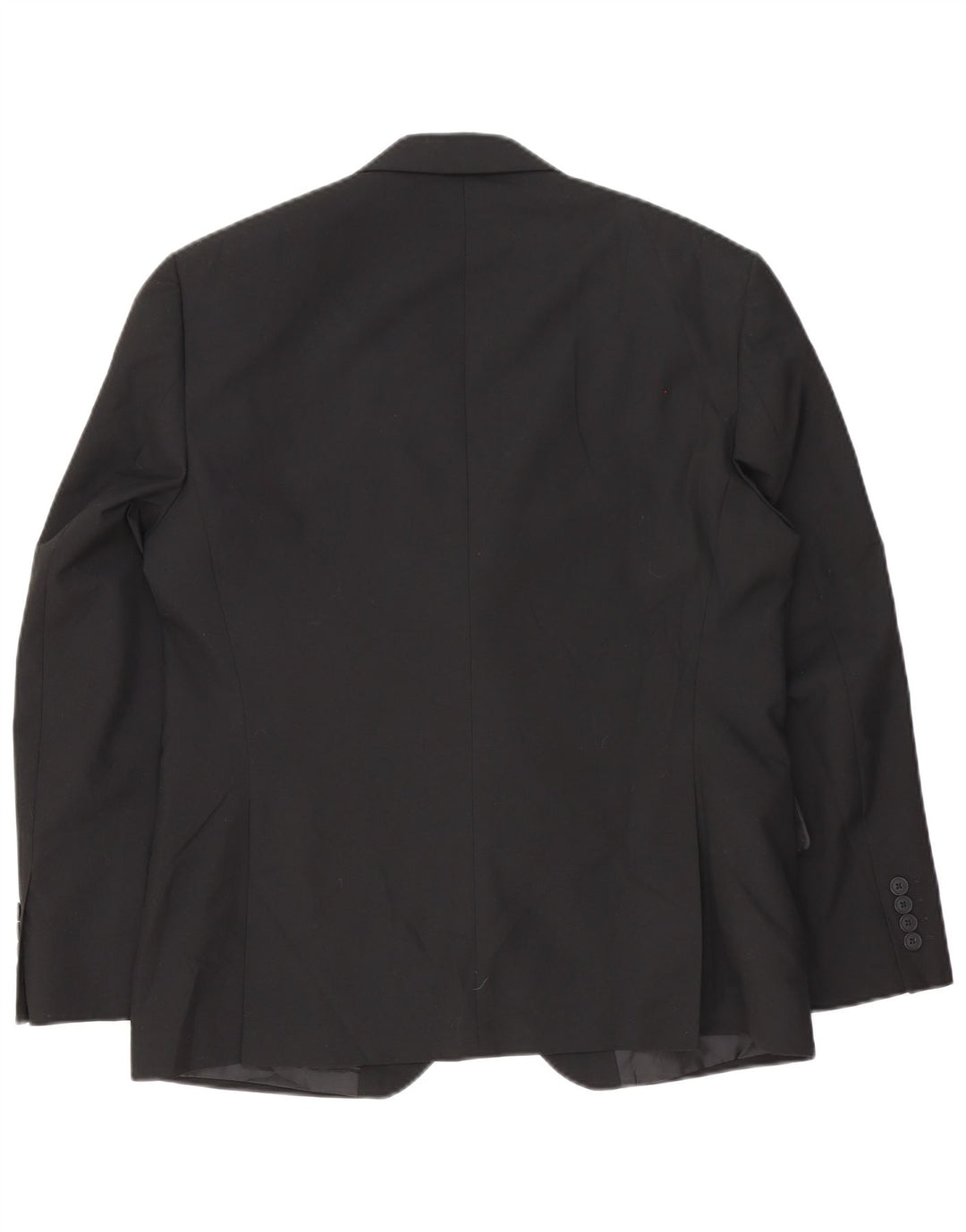 Jaqueta blazer masculina Marks & Spencer curta de 2 botões Reino Unido 40 médio preto