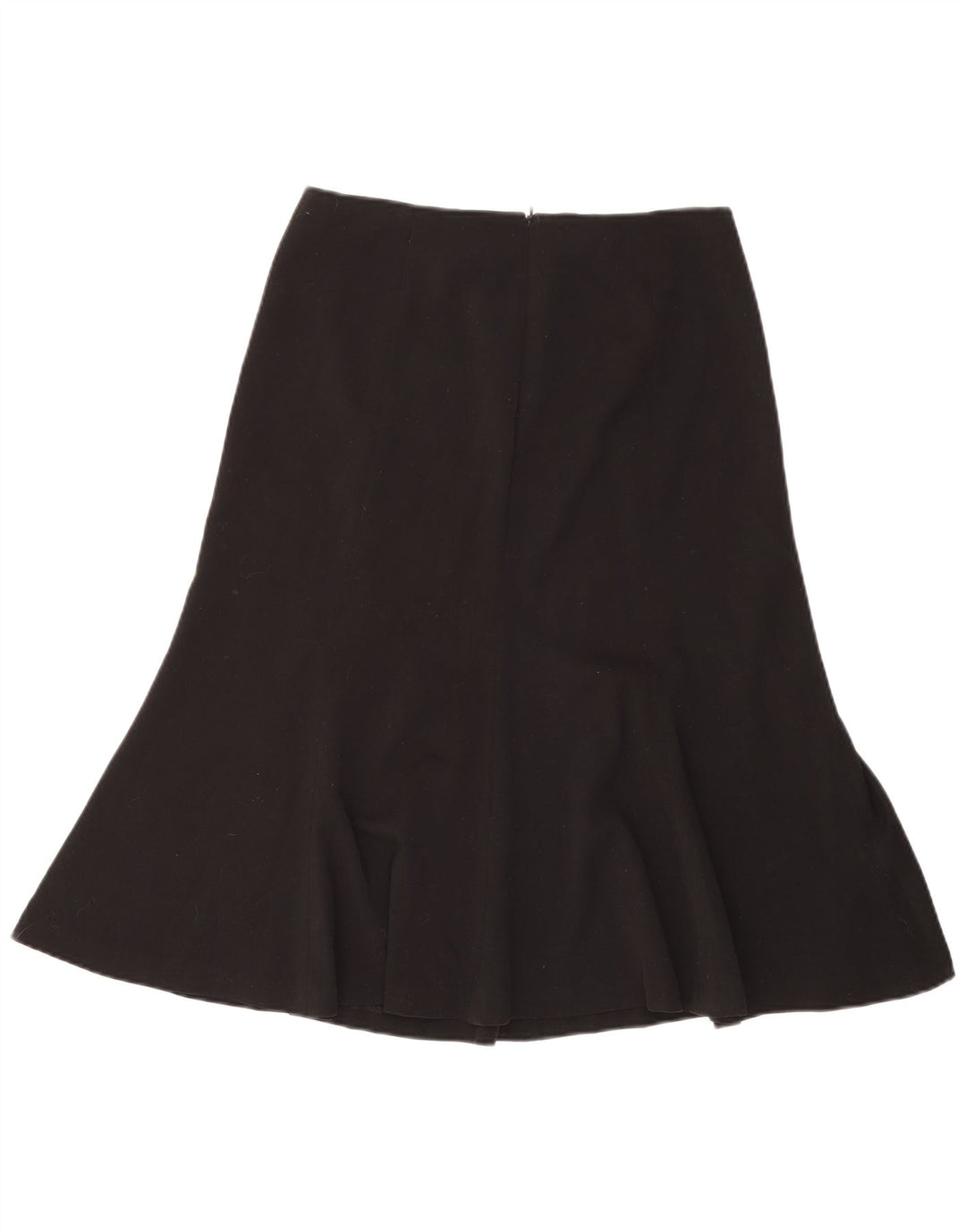 Saia trompete feminina EDDIE BAUER EUA 4 pequena W30 poliéster preto
