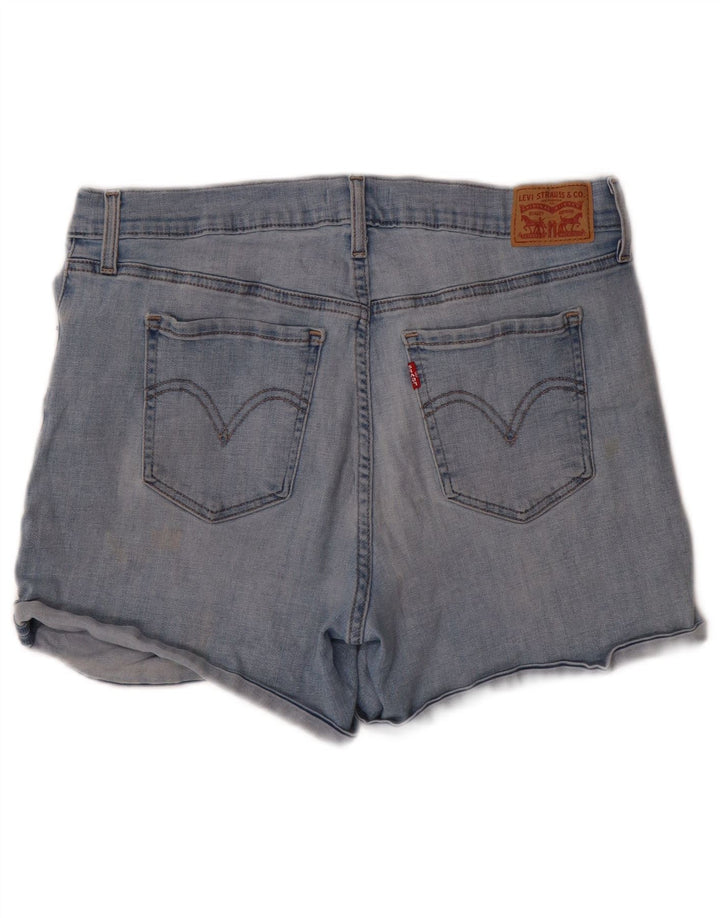 Shorts jeans feminino LEVI'S W32 grande algodão azul