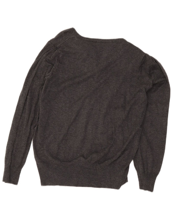 Suéter cardigã feminino Marks & Spencer UK 20 2XL cinza viscose