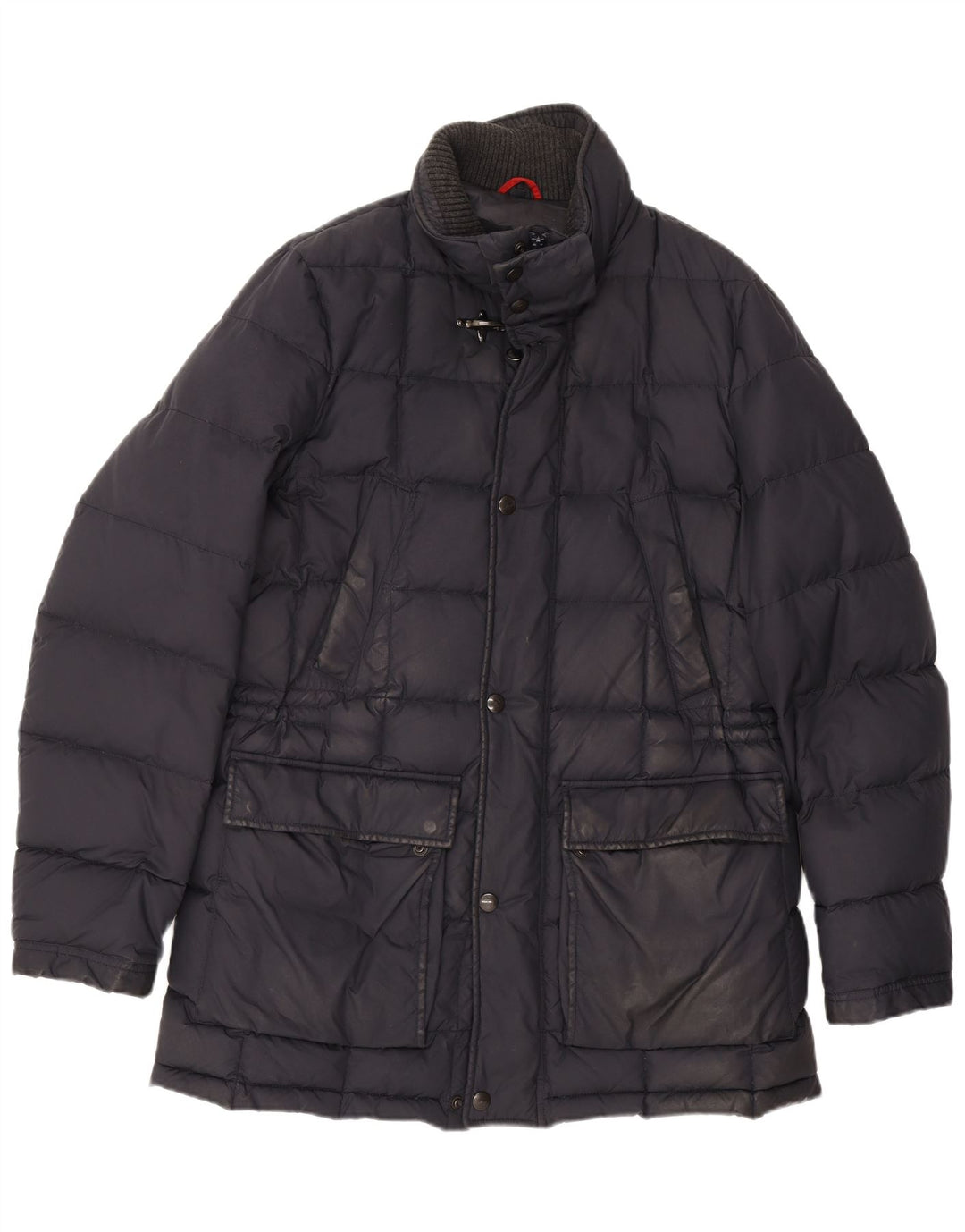 Casaco acolchoado masculino Fay UK 42 XL azul marinho poliéster