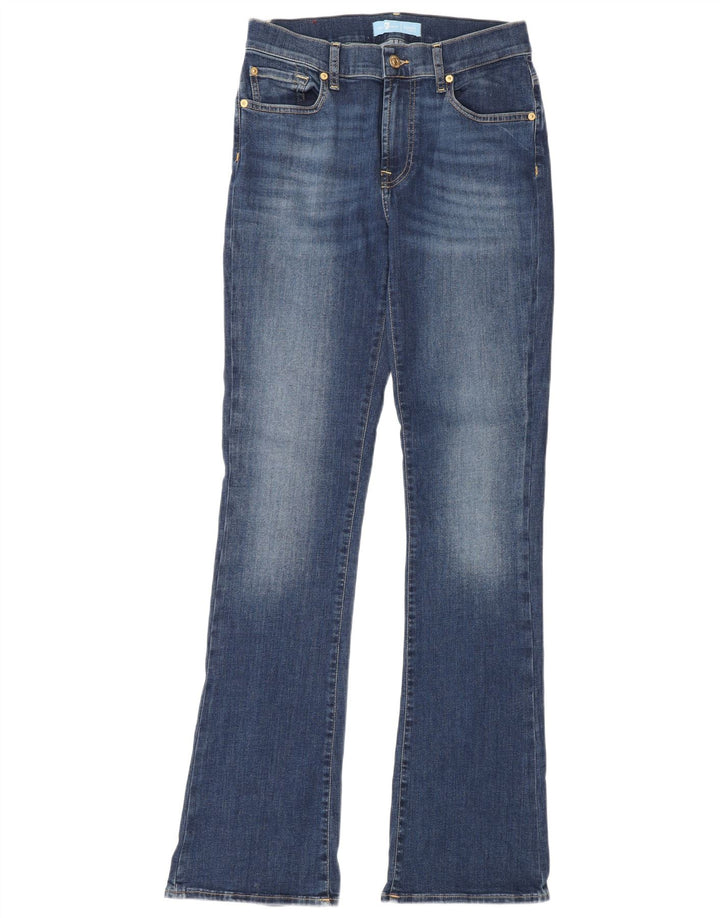 7 For All Mankind Jeans feminino bootcut W28 L34 algodão azul