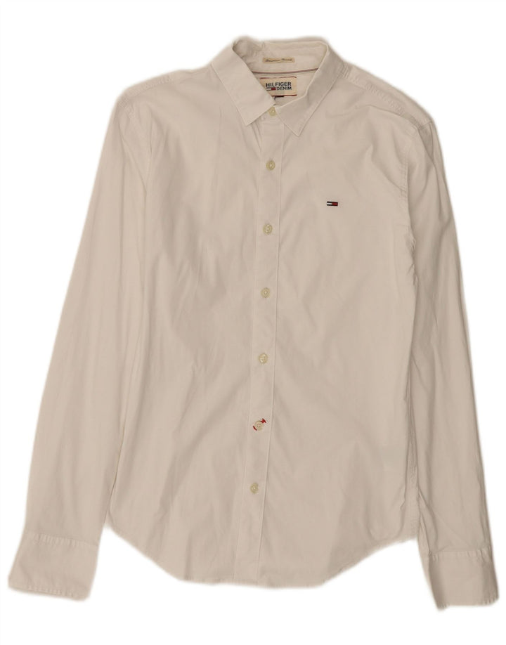 Camisa masculina Tommy Hilfiger XS algodão branco
