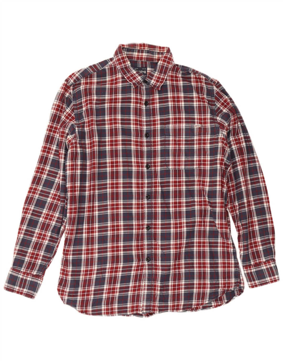 Camisa masculina de flanela Jack & Jones XL algodão xadrez multicolorido