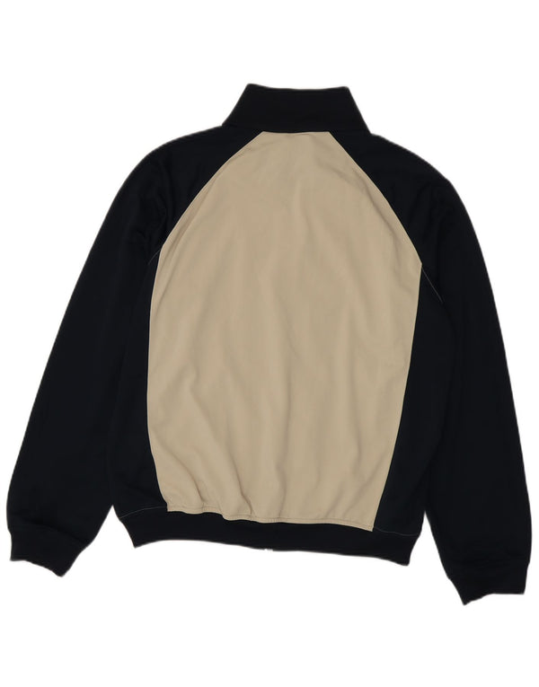 NIKE Mens Tracksuit Top Jacket Médio Bege Colourblock Poliéster