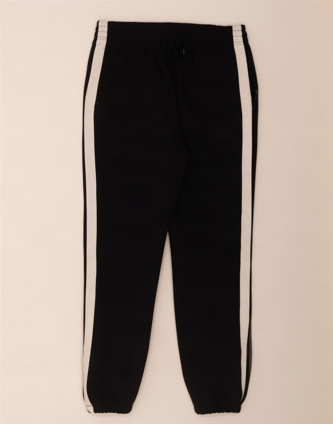Calça de treino masculina Nike Joggers médio preto colorblock poliéster
